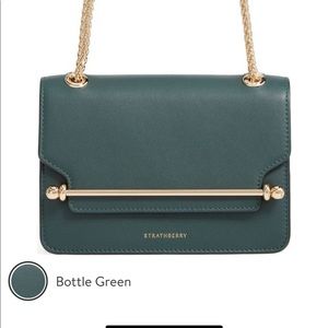 Strathberry Mini East/West Leather Crossbody